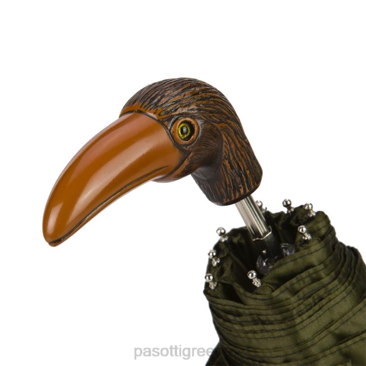 ομπρέλα | PASOTTI 257 21273-13 141 - πτυσσόμενη ομπρέλα με πράσινο λουλούδι 2N6B8592 γυναίκες